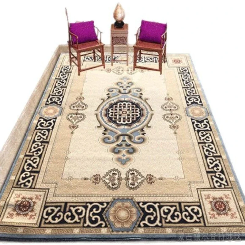 

Mongolian 100% wool, ethnic style, living room carpet, retro room carpet