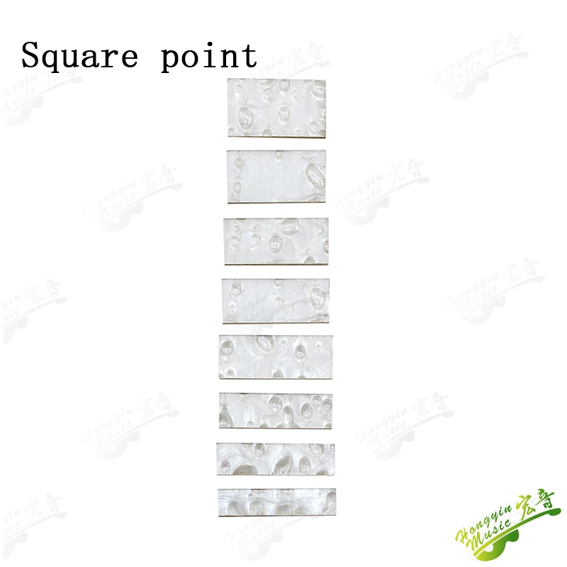 Electric guitar sound point acrylic trapezoidal flower pot type square guitar fingerboard guitar material making accessories