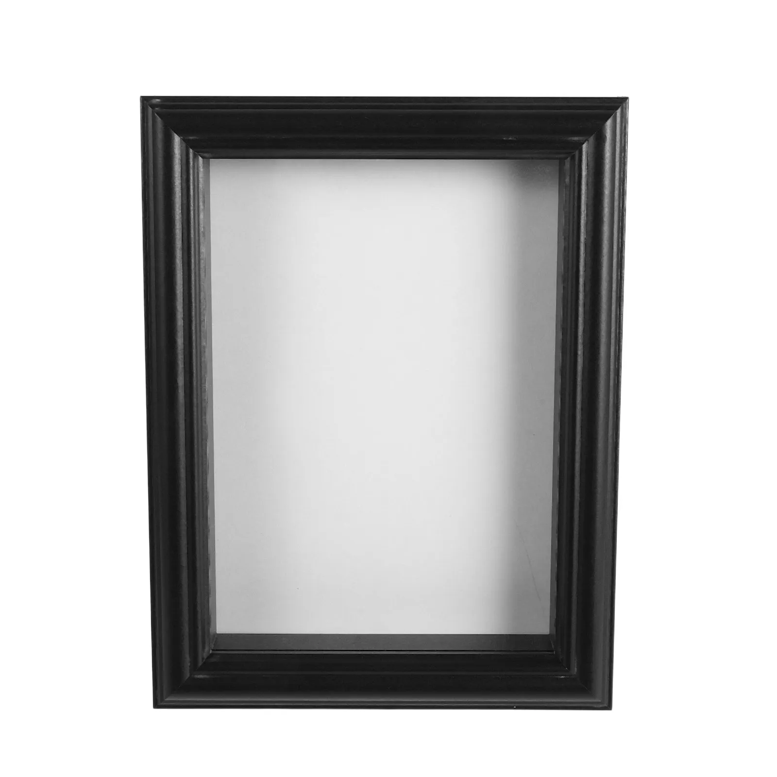 7 Inch Specimen Frame for Insects Butterfly Display Box Glass Front Wood Finish Shadow Box for Science Wall