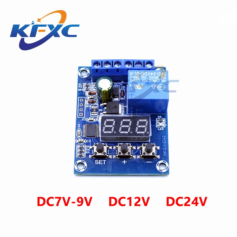 Battery Charge Discharge Voltage Monitor WX-001V DC 0V-99.9V With Relay Switch Output Automatically Cut-off Protect Battery