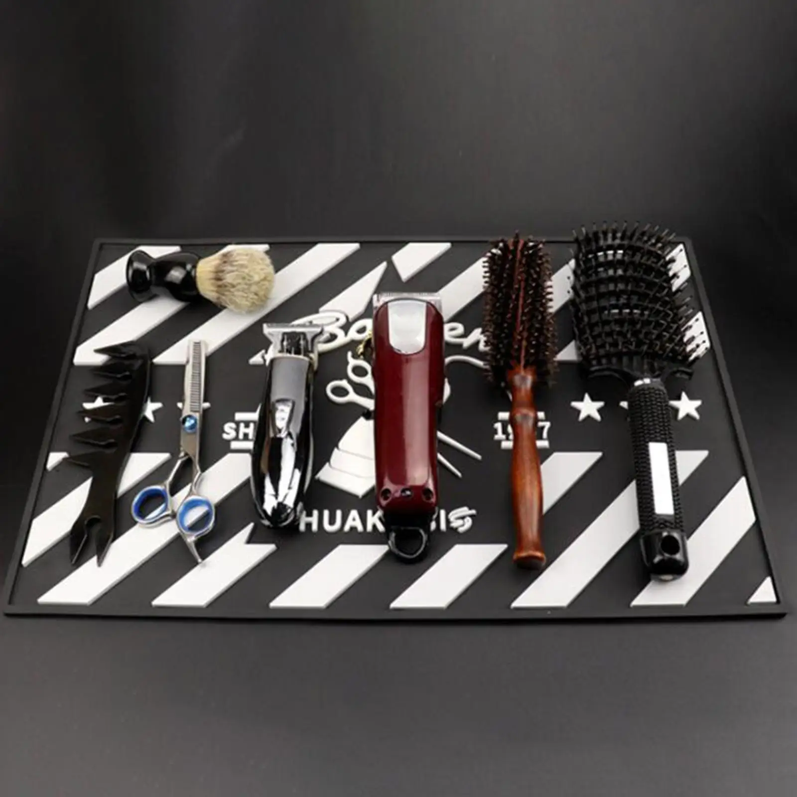 Anti Skid Barber Table Pad Styling Silicone Mat Flexible for Curling Irons