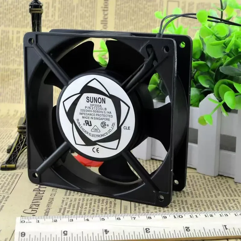 for SUNON 12038 2123 220V 120x120x38mm Metal Cooling Fan 12CM Axial Fan for Welding Machine Industrial Equipment