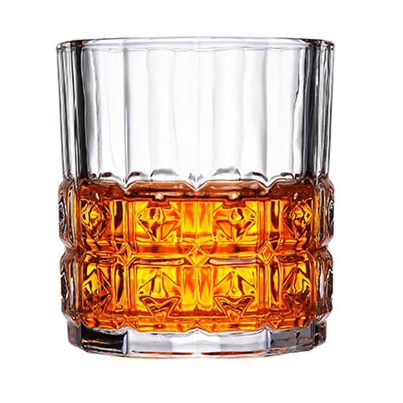 Hellodream-Old Fashioned Whiskey Glass, Lead-free, for Scotch, Bourbo, 8.45 oz