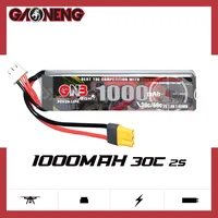 GAONENG GNB 1000mAh 2S 30C 60C 7.4V MR30 LiPo Battery Airsoft Airgun M4 Crane Stock M240B upgraded or modified AEGs