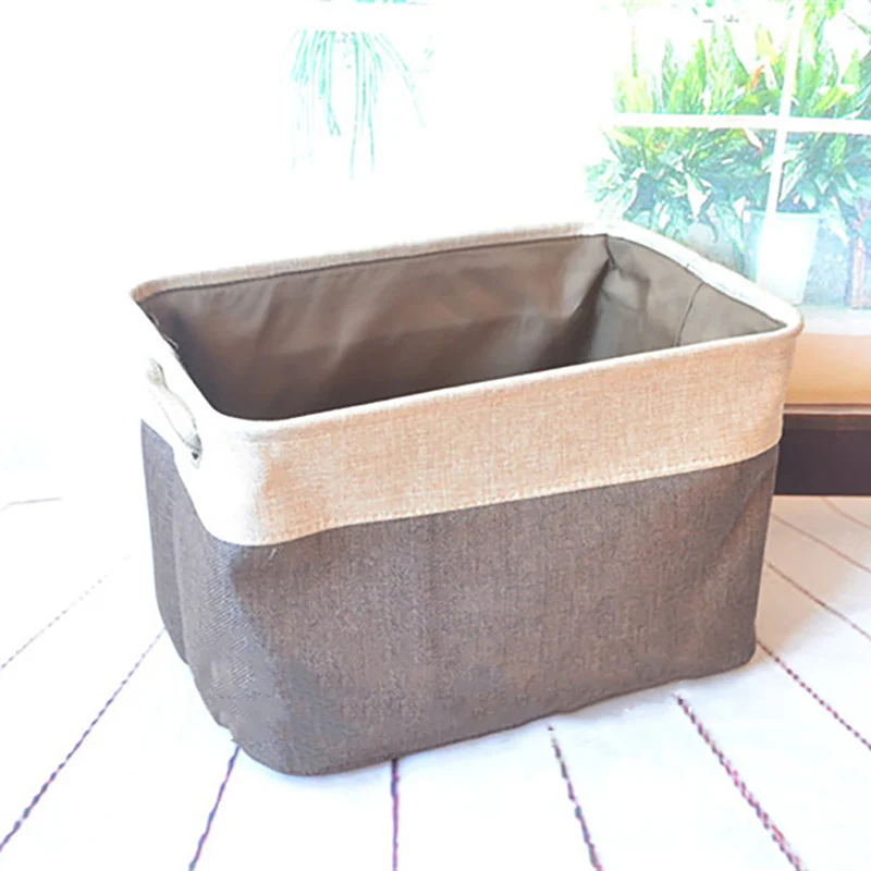 Sundries Storage Baskets Home Supplies Sorting Basket Folding Linen Organizer Box Underwear Socks Baby Toys Storage Basket