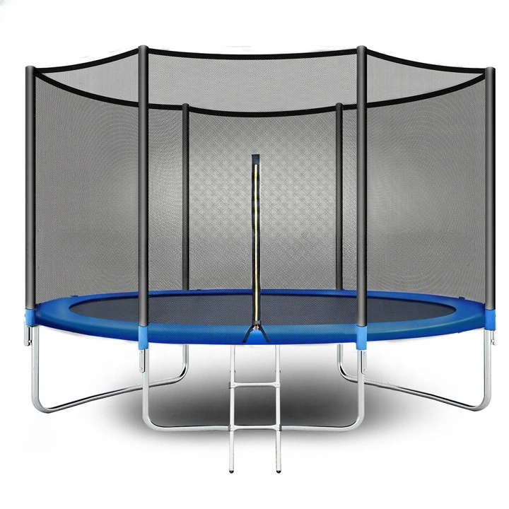 Factory Low Price Cheap Large Outdoor Round Trampoline With Tent/roof 10ft Trampoline Frame for hot sale