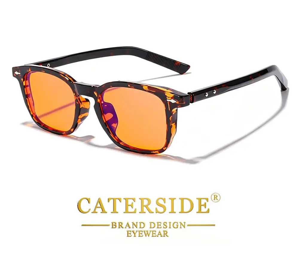 CATERSIDE Herren-Gaming-Brille mit 99% Anti-Blaulicht TR-90 Quadratischem Rahmen AR Antireflexbeschichtung Gaming-Brille Augenschutz – Detail 8