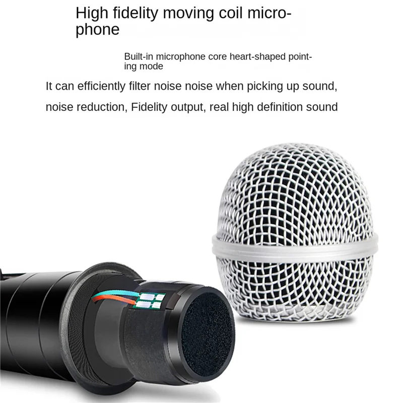 

【Superdeals】5X Karaoke Microphone Handheld Professional Wired Dynamic Microphone Clear Voice Mic For Karaoke Vocal Music Perform