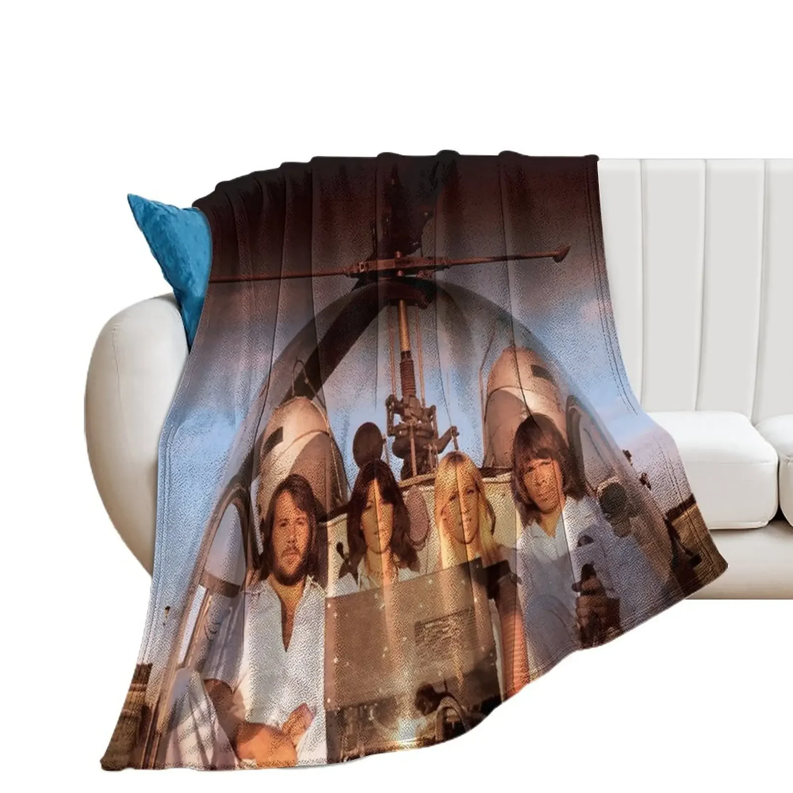 Musical Fusion with legends 004 Poster Throw Blanket Luxury Thicken Warm Blankets