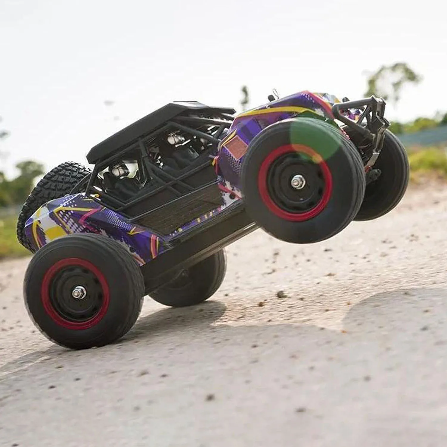 Carro off road controlado por rádio em pvc 1/16 awd scy 16106pro rc modelo veículo elétrico motor sem escova 35a esc amortecedor rtr