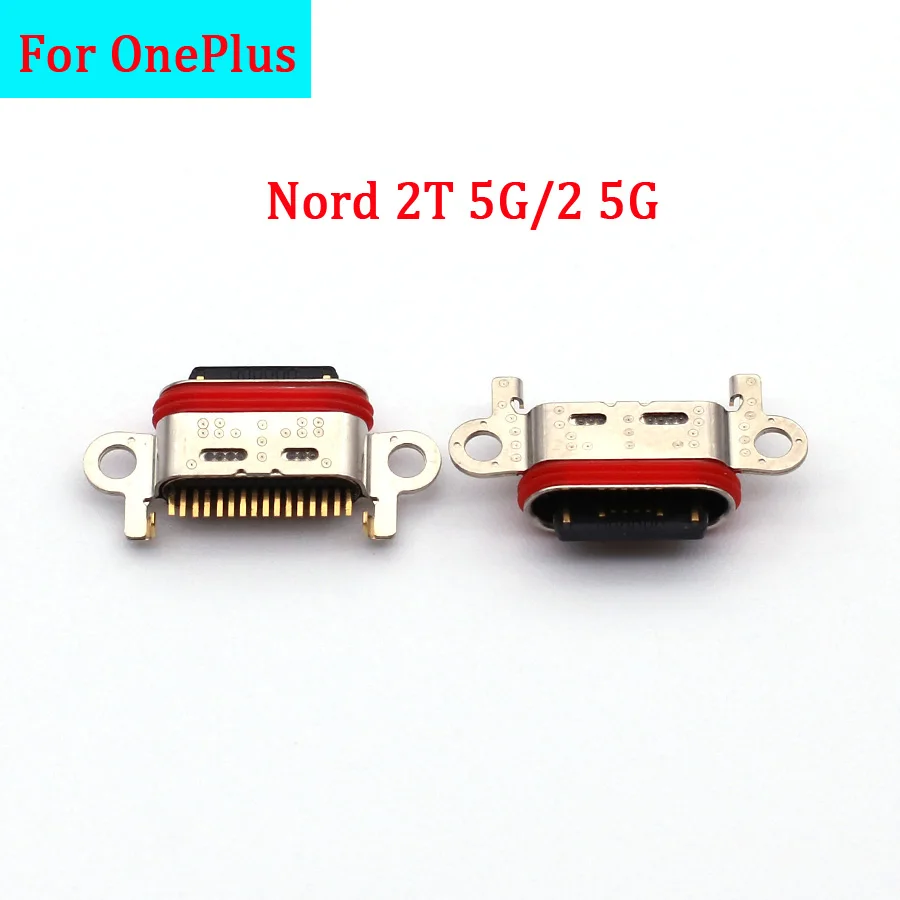 2-10Pcs USB Jack Connector Socket Type-C Charging Port Charger Dock For OnePlus Nord 2T N100 N200 N300 N20 SE N10 CE 2 3 Lite 5G