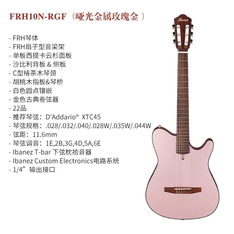 

New Ibanez FRH10N Electrified Acoustic Guitar
