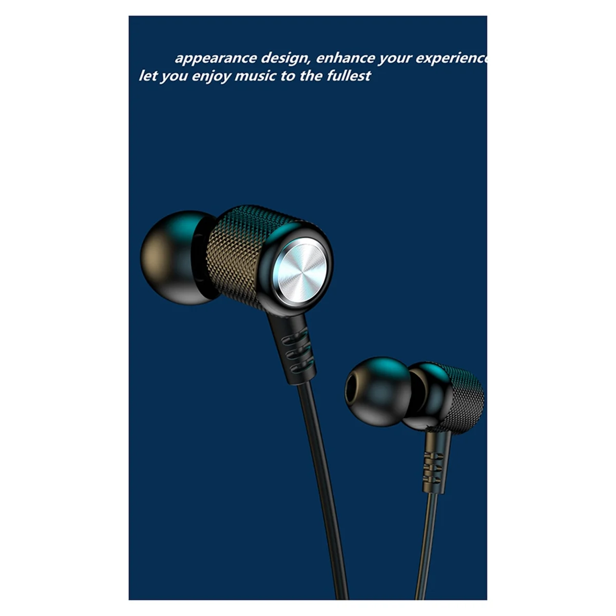 DTD489-HOT-Wireless Bluetooth Headphones, Music HiFi Stereo Headphones, Noise Cancelling Sports in-Ear Headphones with Microphon
