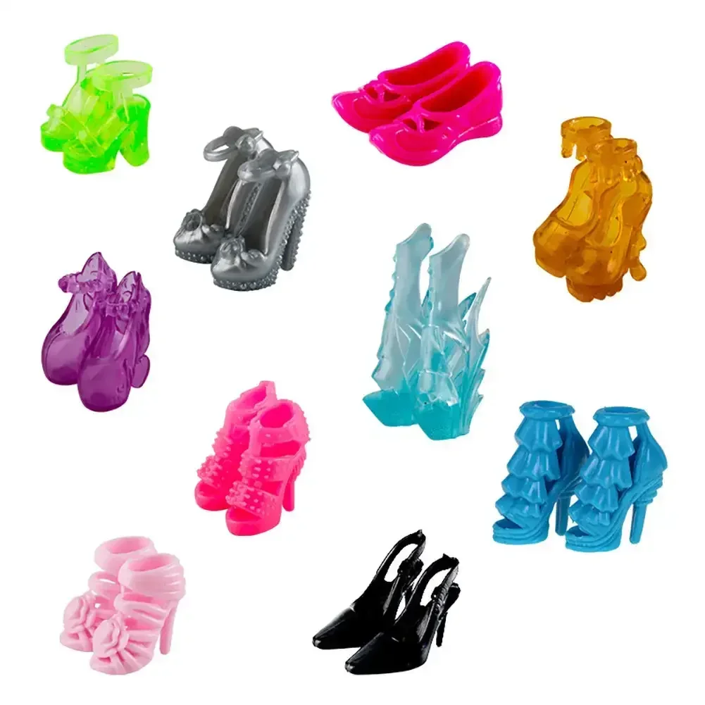 Vestido conjunto de jóias boneca vestir sapatos sacos boneca cabide crianças fingand jogar brinquedos meninas presentes para 30cm boneca acessórios