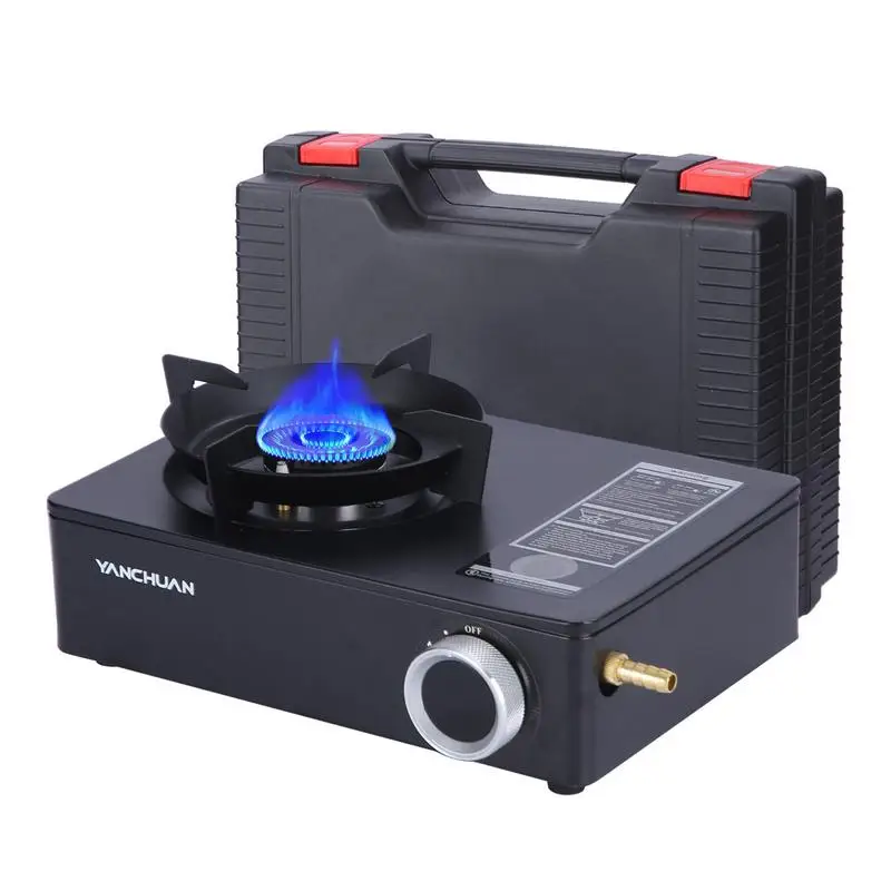 Travel Stove Compact Cassette Furnace Portable Small Stove Powerful Outdoor Cooking Wild Barbecue Stove Efficient Cassette