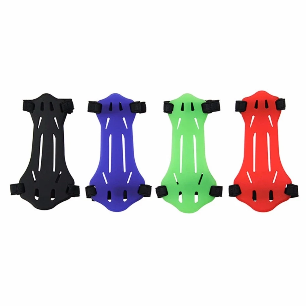 Silicone Archery Arm Guard Protection Traditional Hunting Recurve Bows Shooting Training Protector Outdoor Hunting Accessories