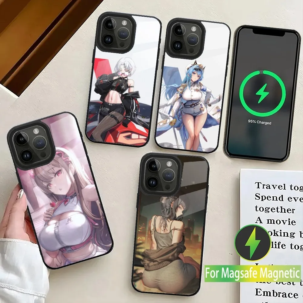 Game N-NIKKE The Goddess Of Victory Phone Case For iPhone 16,15,14,13,12,11,Plus,Pro,Max Mini Magsafe Magnetic Wireless Charging