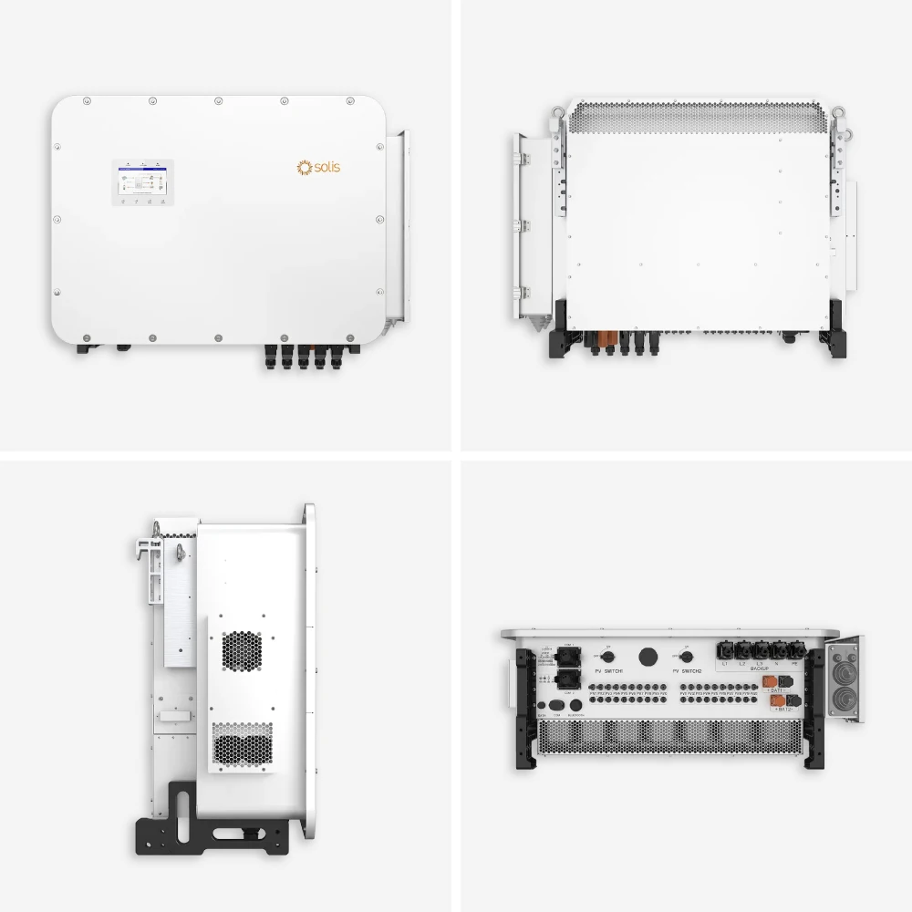 Solis S6-EH3P(80-125)K10-NV-YD-H Hybrid Inverter 80kw  100kw 125kw Three Phase Industrial Storage Inverter Wifi Module