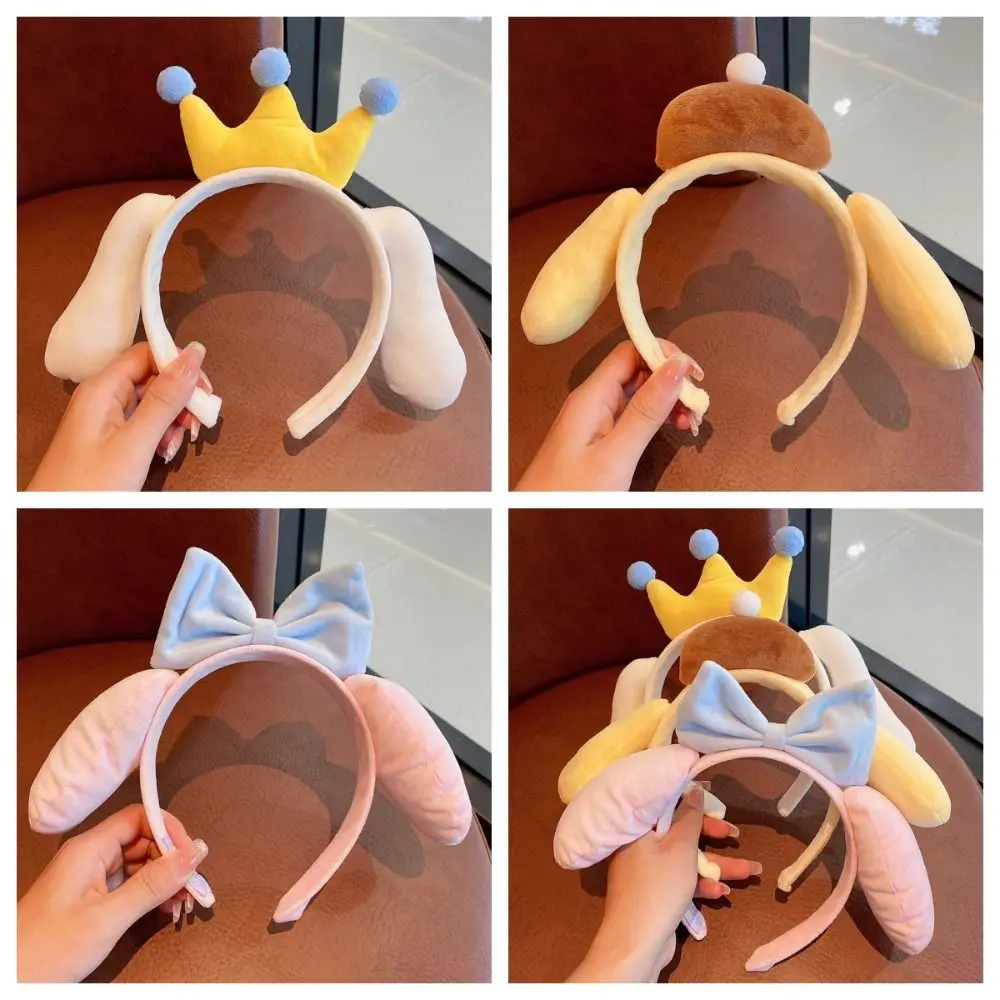 Plush Cartoon Doll Headband Hairbands Hair Accessories My Melody Hair Hoop Headpiece Headdress Anime Hair Hoop Girls/Female