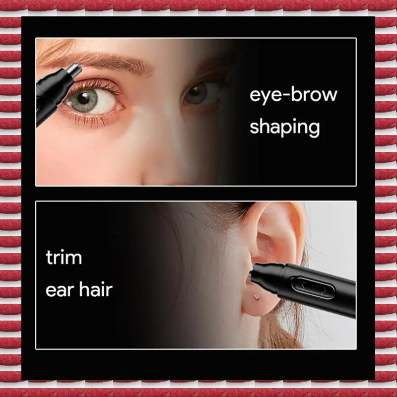 

A97G электрический триммер для волос в носу, триммер для волос в ушах, формирующий профессиональный, безопасный, безболезненный, портативный, для деловой поездки и дома