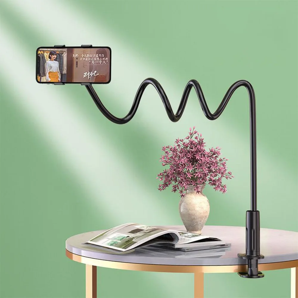 

Портативный вращающийся держатель для телефона, регулируемая универсальная подставка для мобильного телефона, ленивый кронштейн, прямая трансляция