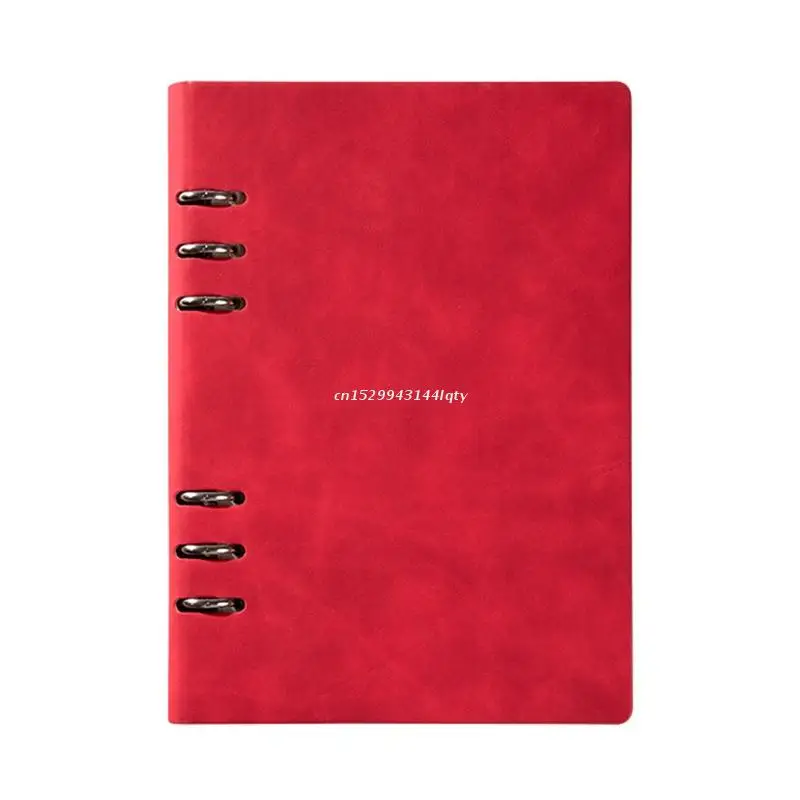 7''x9'' 6-Ring Binder Notebook Lined Loose-Leaf Notepad Dropship