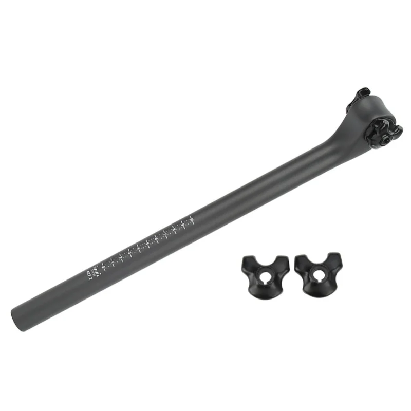 

Carbon Fiber Bike Seatpost 20 Degree Offset Bike Seat Tube Light Weight Good Shock Absorption Replacement Seat Post 27.2mm/1.1in