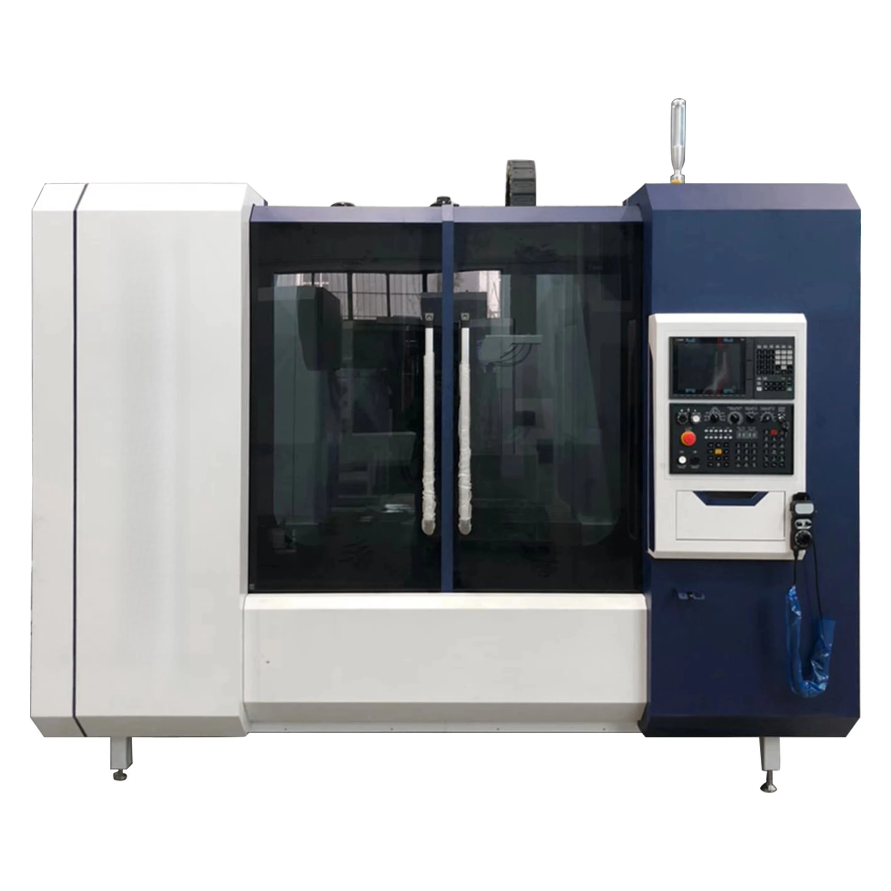 High speed stainless steel engraving machining center numerical control vertical milling machine VMC850 casting frame for sale