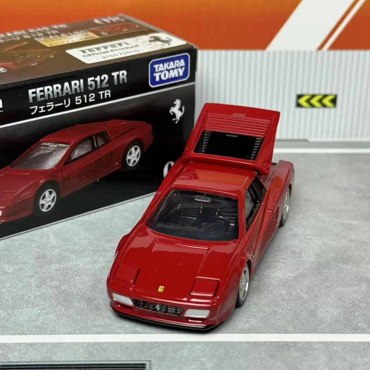 Takara Tomica Premium 08 Ferrari 512 TR Authentic Replica Diecast Car Vintage Supercar Alloy Vehicle Hobby Collectible Ornament image 5