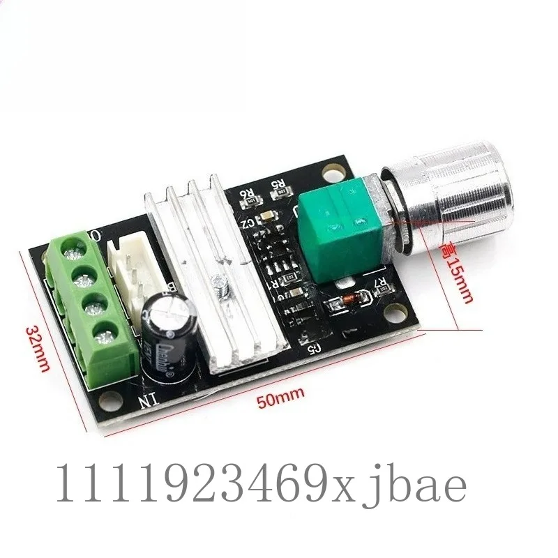 DC Motor PWM Speed Governor 6V 12V 24V 3A, Forward Reverse Switchable Motor Drive Regulation Board