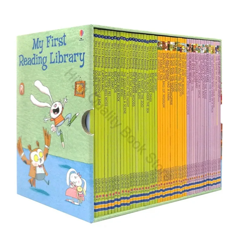 The Usborne Reading Collection Library, Inglês Picture Book, Learning Education, Help Children Grow As A Reader, 1 °, 2 °, 3 °, 4 °