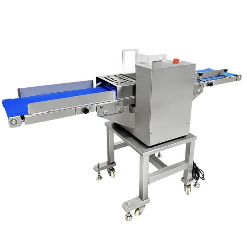 Commercial stainless steel turtle slitting and dicing machine, fully automatic, slitting and dicing machine