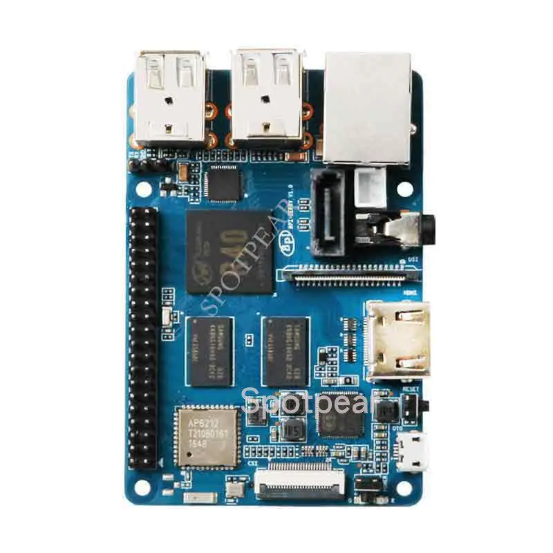 V40 chip computer development board, compatible with Raspberry Pi 3B form factor