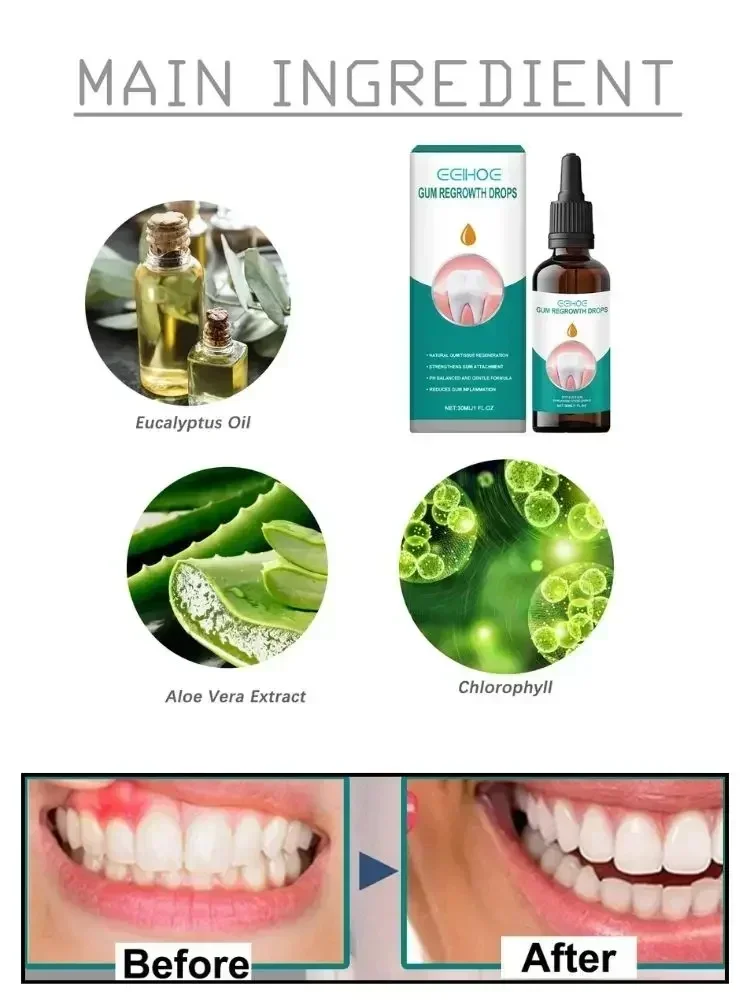 Effectively repair damaged gums, relieve toothache, strengthen teeth and strengthen gums