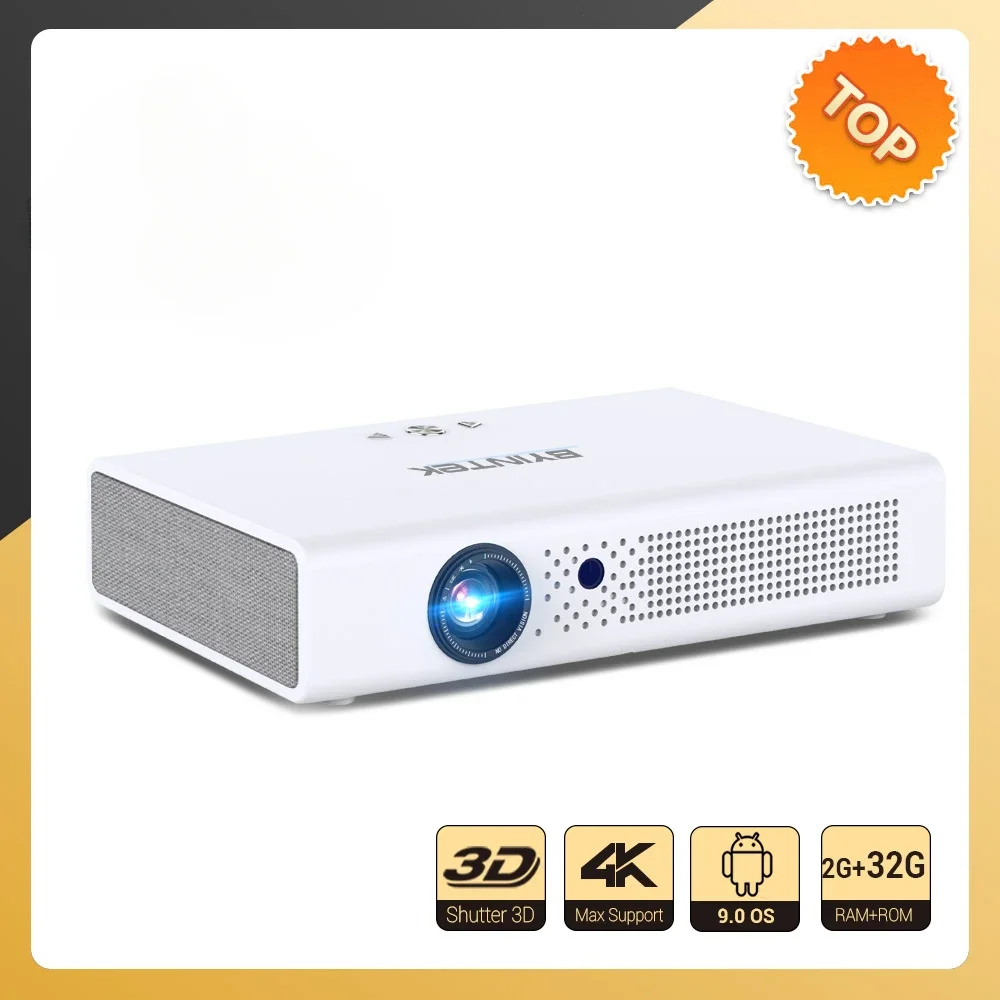 R19 3d 4k 300 Zoll Kino Full HD 1080p 4k Smart Wifi Android LED DLP Laser Heimkino Tragbaren Mini-Projektor