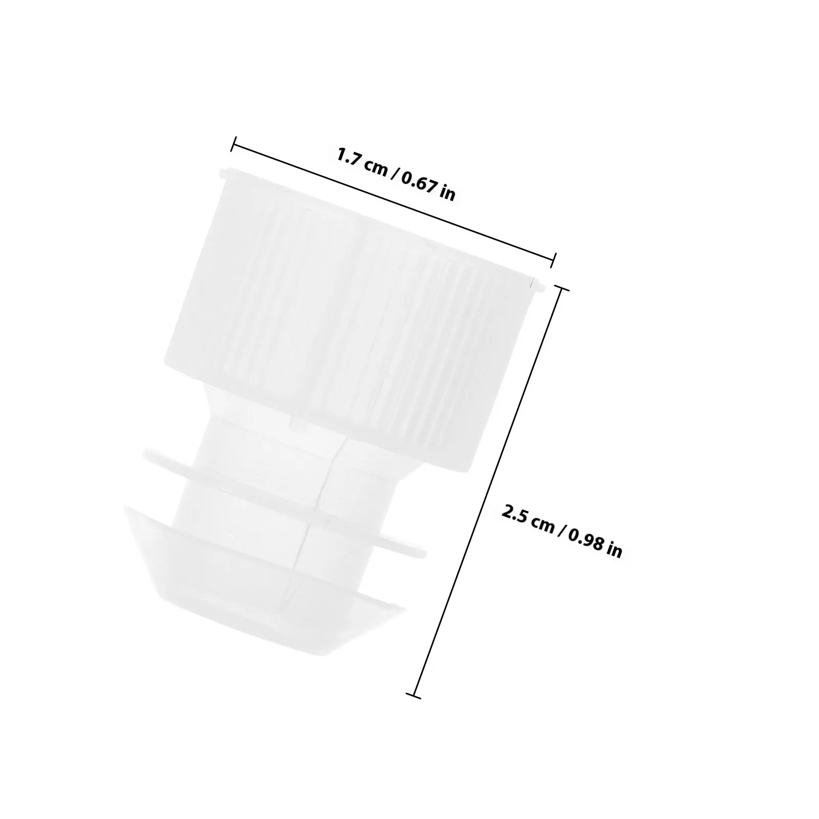 100Pcs Plastic Test Tube Stoppers Secure Fit Sealing Plugs for Lab Experiments Winged Reusable Bottle Top Stoppers