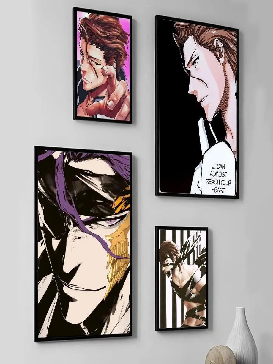 Sosuke Aizen Bleach Poster  Anime Digital Art for Wall Decor Living Room Kitchen Restaurant Home Decor