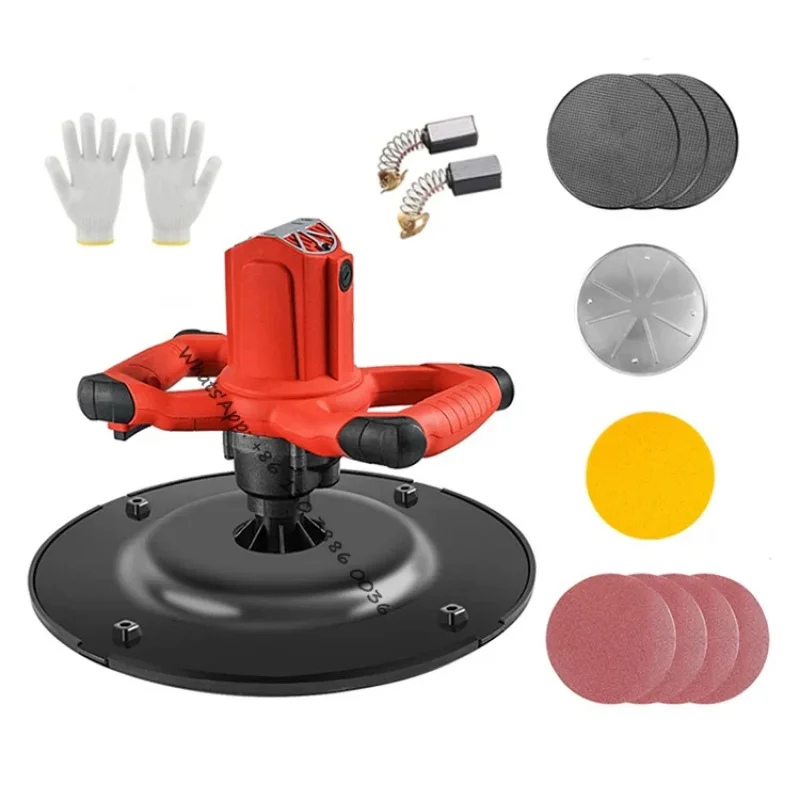 Factory Direct 1680W Hot Sale Concrete Surface Power Trowel Machine Mini Putty Wall Plaster Handheld Cement Mortar Troweling Mac