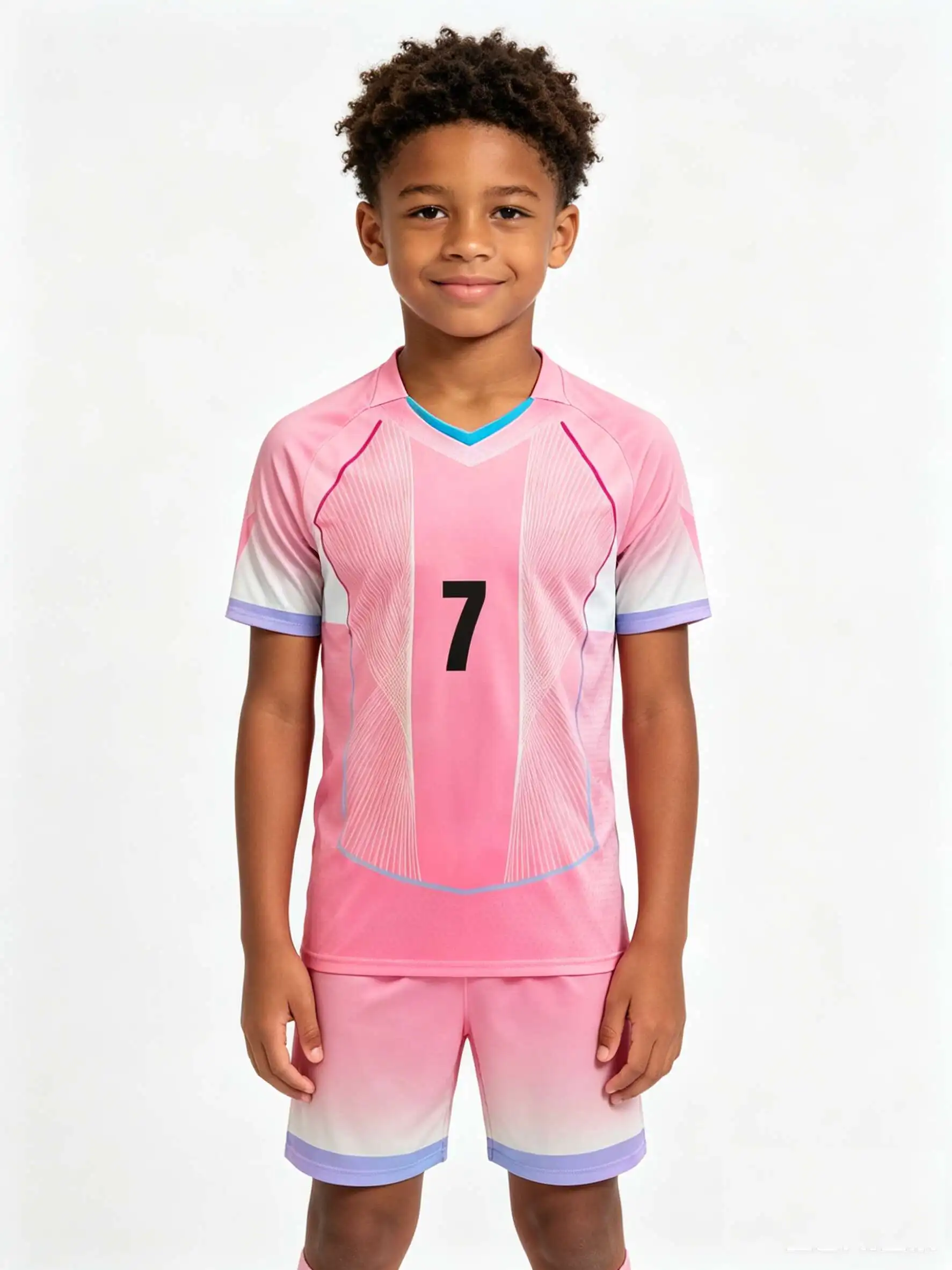 26/27 Unisex Blank Soccer Jersey Set, Kids & Adults Training Uniforms for School Sports, Running & Team Events