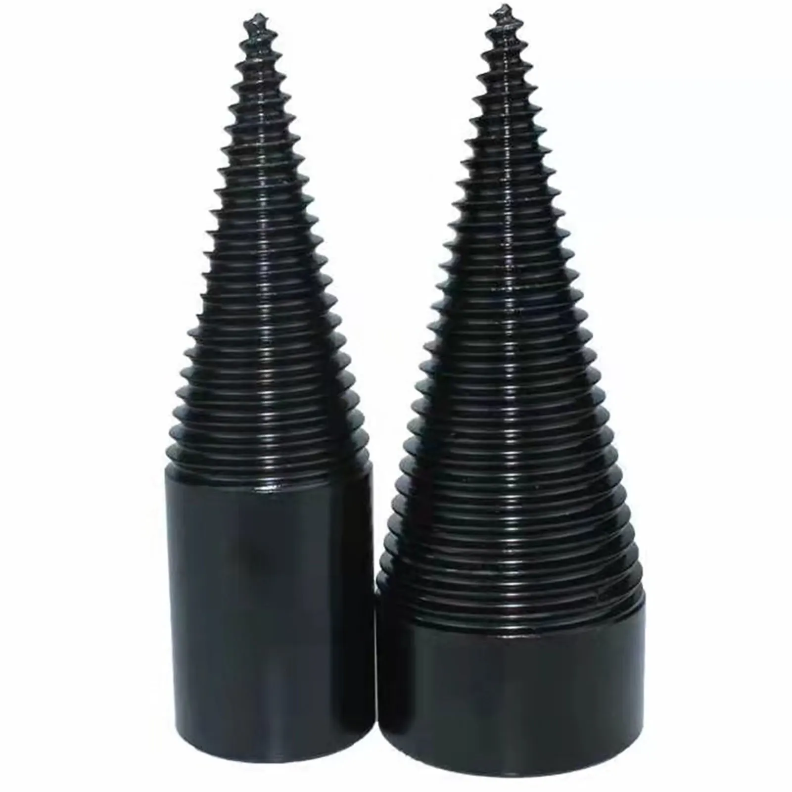 Fendeuse de bûches avec tiges d'épissure, tournevis, tournevis compact, degré d'usure, utilisation pour la coupe du bois exécutif
