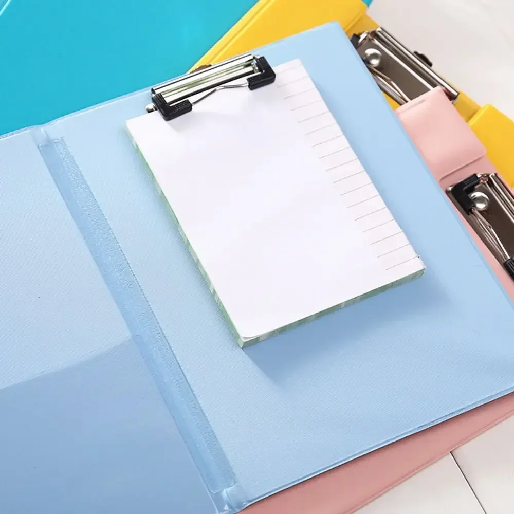 Wysokiej jakości teczka na dokumenty z PU skóry A4/A5 składana teczka na umowy kolorowa podkładka prezent