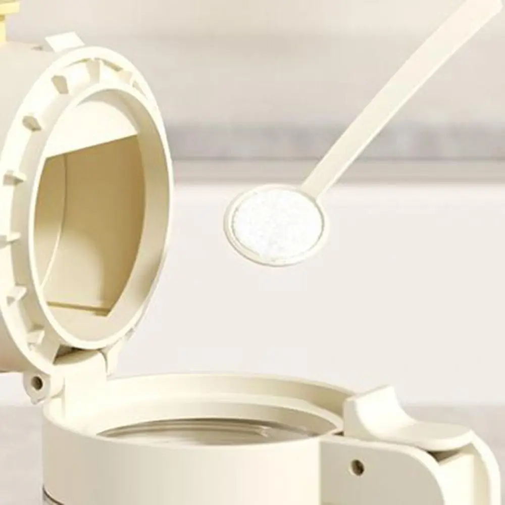 

0,5 г 2 в 1, герметичный влагостойкий стеклянный контейнер для приправ, пылезащитный контейнер с ложкой для сахара и соли, кухонный контейнер