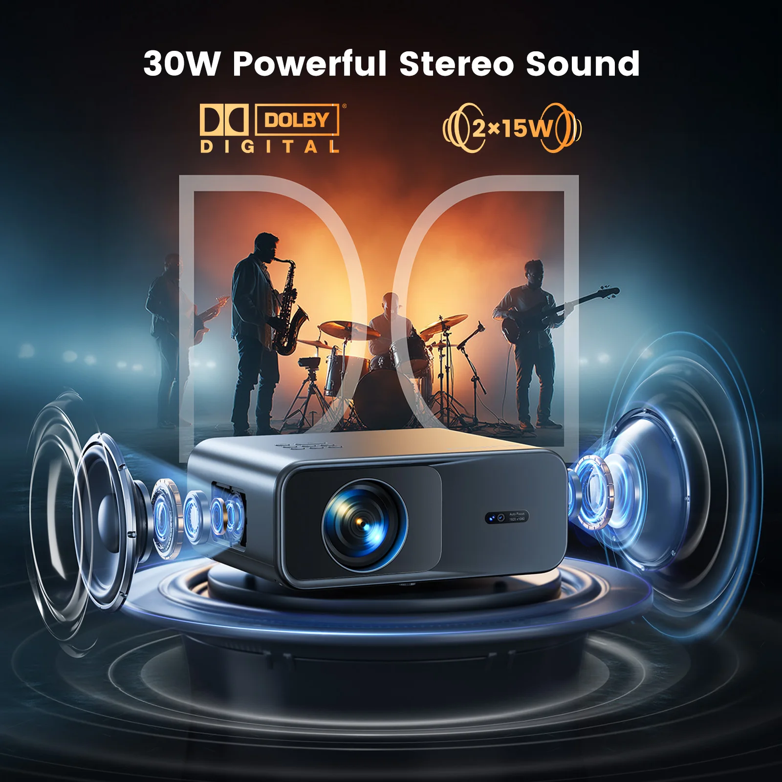 جهاز عرض WIMIUS 1200 ANSI 4K Full HD 1080P Google TV Game Beam أجهزة عرض صغيرة للأفلام المسرح المنزلي WiFi BT5.2 ليزر متعاطي المخدرات #2