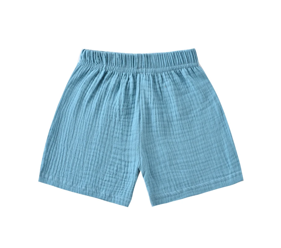 Summer Baby Girls Shorts Kids Shorts Solid Linen Cotton Beach Shorts For Boys 0-6Year Toddler Shorts Casual Sport Shorts