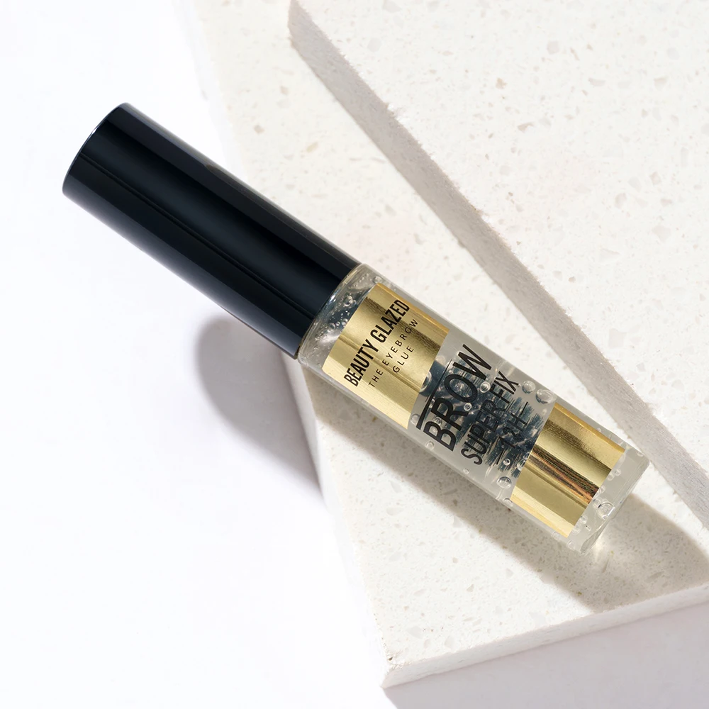 BEAUTY GLAZED Gel para cejas con cepillo Líquido para peinar cejas resistente al agua y de larga duración de secado rápido para todo tipo de piel