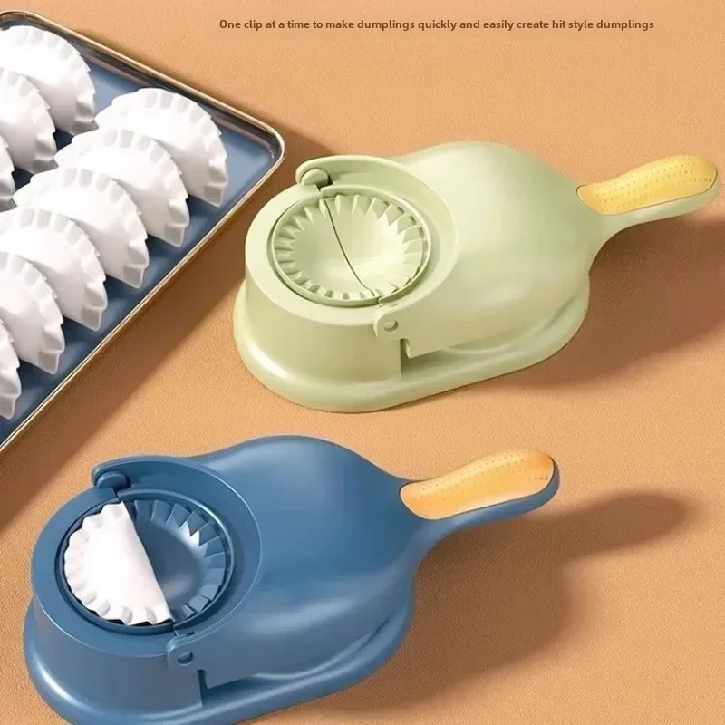 Máquina para hacer dumplings 2 en 1, Kit Diy, prensador de envoltorio, prensado de masa, Ideal para cocinar en casa, máquina moladora de piel, utensilios de cocina