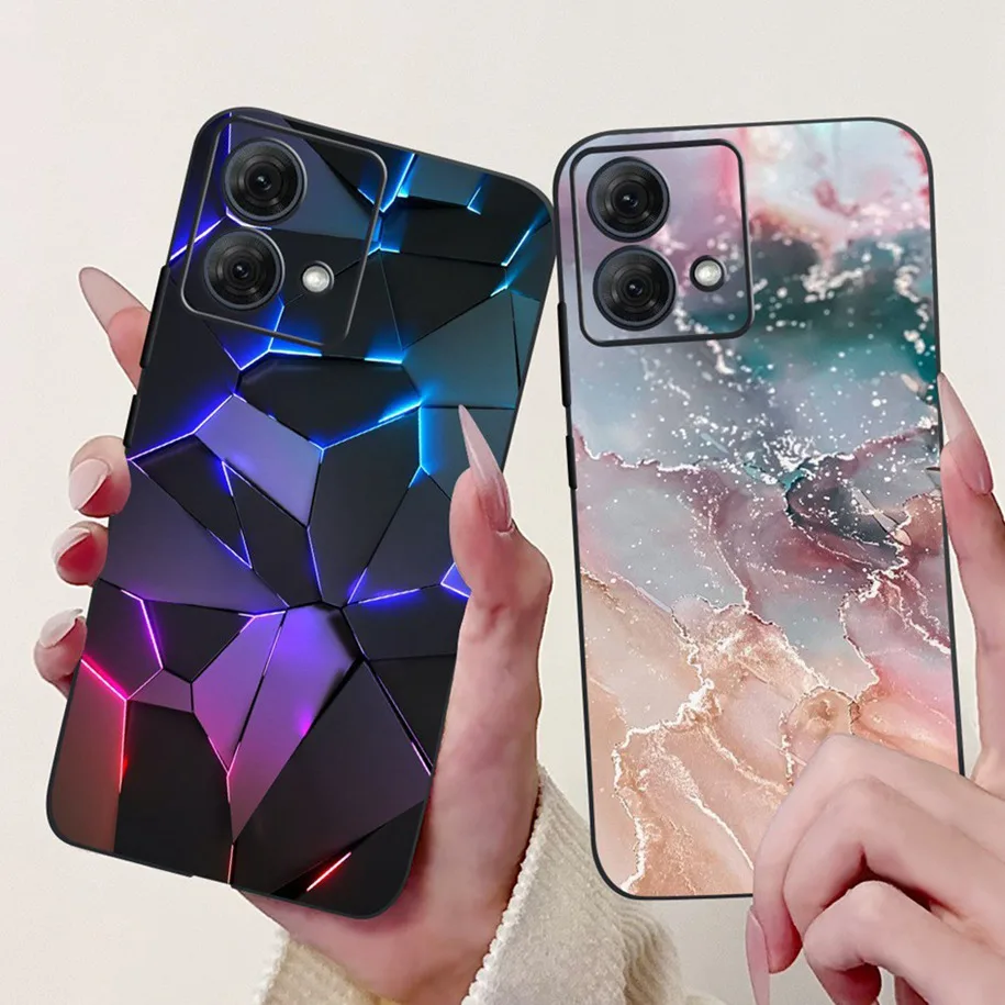 

Чехол для Motorola Moto G84, популярный мраморный бабочка, мягкий матовый силиконовый защитный чехол для Moto G34 G24 G14 4G Capa