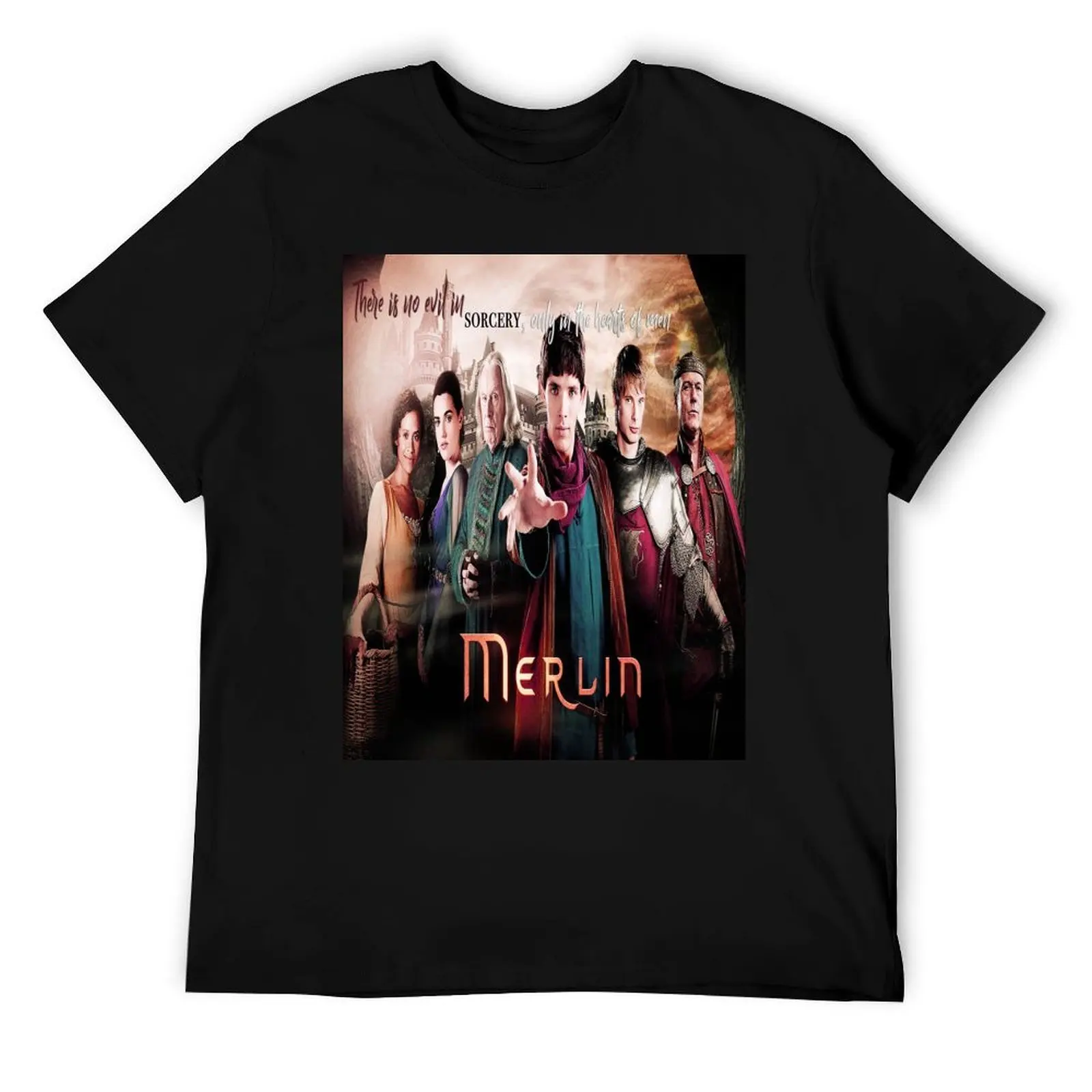 

MERLIN BBC TV SHOW FANTASY T-Shirt t shirt man casual anime tshirt T-Shirt