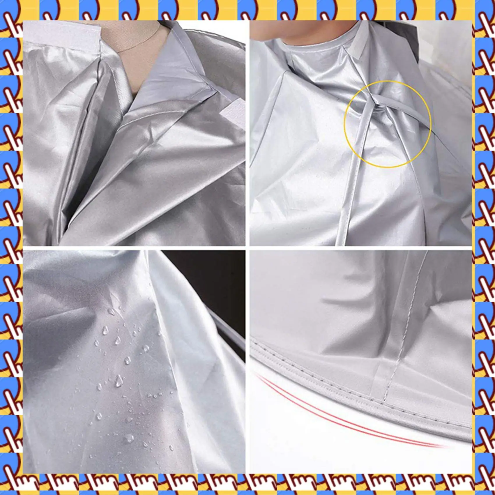 

A20M 2X Hair Accessories Hair Wrap DIY Hair Cutting Cloak Umbrella Cape Salon Barber Home Hairdressing Cape Cover Cloth