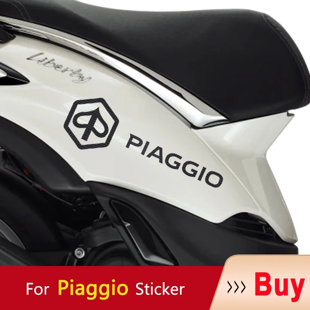 2pc Motorcycle Motor bike Decal Waterproof Sticker For piaggio Beverly One X7 Liberty MP3 Medley CITY FLY PAPD ZIP S 50 BV 400